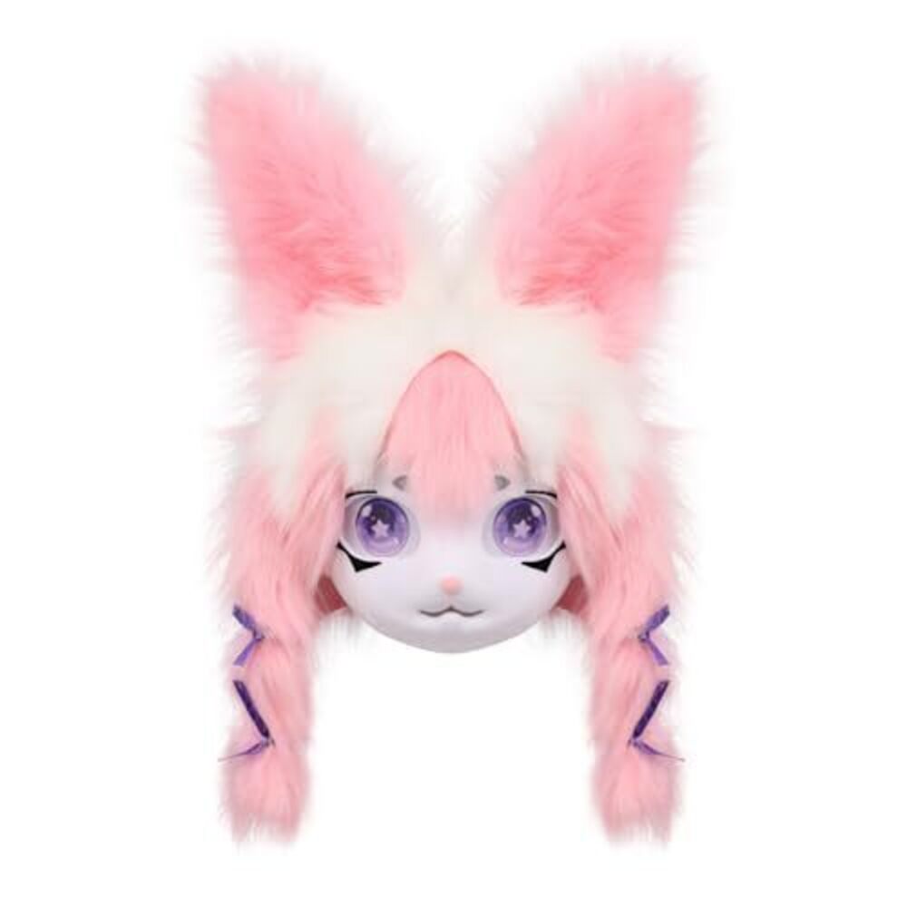 7985 Anime Cosplay Kigurumi Mask Furry Cheshire Cat Costume for Adult